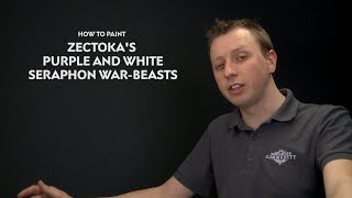 WHTV Tip of the Day Zectokas Purple and White Seraphon War beasts [upl. by Kamerman918]