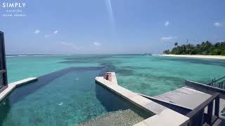 Six Senses Kanuhura  Family Water Villa With Pool Room Tour [upl. by Otrevlig541]