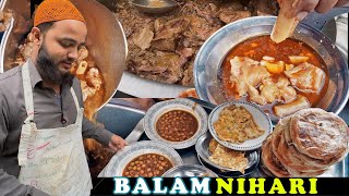 Best Nihari Spot In Rawalpindi  Balam Nihari  Chanay  Beef Nihari  Bhabra Bazar Rawalpindi [upl. by Neville]