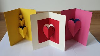 Tuto n°73 carte popup coeur facile [upl. by Davide]