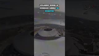 Drone Ucraniano sobrevolando el Donbass Arena [upl. by Aneahs]