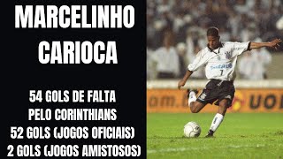 MARCELINHO CARIOCA TODOS GOLS DE FALTA PELO CORINTHIANS [upl. by Malarkey611]