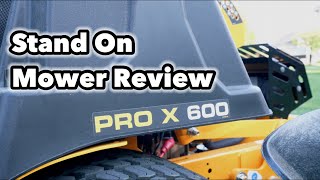 Cub Cadet Stand On Mower Review GCI Turf MowDown ShowDown [upl. by Navetse]