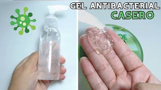 Cómo Hacer GEL ANTIBACTERIAL DESINFECTANTE casero FÁCIL  2 ingredientes [upl. by Charron]