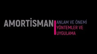 Amortisman Kayıtları Dönemsel 3 aylık [upl. by Polky]