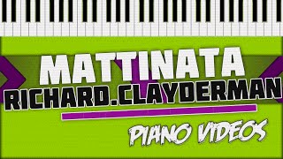 Mattinata  Richard Clayderman Piano Tutorial  Piano videos ツ [upl. by Inihor]