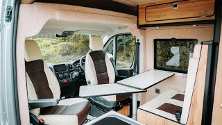 Come Take a look at our latest Citreon Relay Campervan conversion off grid ready for Van life [upl. by Kass967]