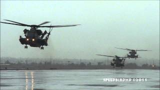 US Marine CH53E Super Stallion CLOSE UP Landing [upl. by Corny293]