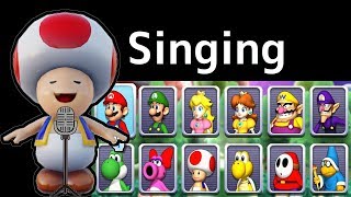 Mario Party 9 Music  Singing Voices All Characters [upl. by Enerual]