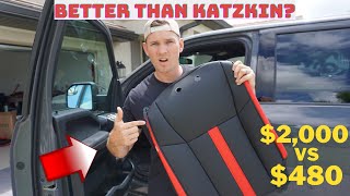 Are These Seat Covers BETTER Than Katzkin Kustom Interior Ford F150 Leather Seat Covers [upl. by Mellie]