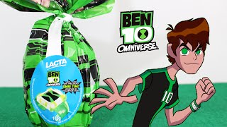 Ovo de Páscoa Ben 10 Omniverse 2016 com Relógio Omnitrix Unboxing [upl. by Basia]