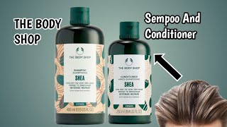 DRAY AND DAMAGE HAIR REPAIR  The body Shop SHEA Sempoo Conditioner [upl. by Gradeigh]