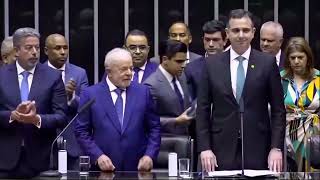 Lula toma posse como Presidente da República no Congresso Nacional Veja vídeo [upl. by Loriner]