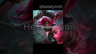 Gittiğinden Beri Katayı Oynamaz Oldum lol leagueoflegends katarina katalynn0 [upl. by Annaet]