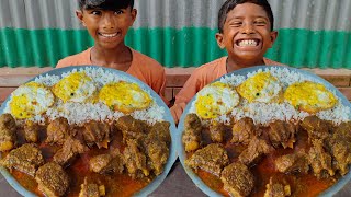 Spicy Beef Curry with Rice Eating Challenge [upl. by Pfosi]