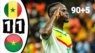 🔴 Sénégal vs Burkina Faso  Éliminatoires de la Coupe dAfrique des Nations 2025  Match [upl. by Einafpets]