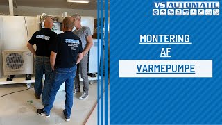 Panasonic varmepumpe montage Sådan gør du [upl. by Anilef]