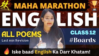 🔥ALL POEMS FAST REVISION For Class 12 Boards By shafaquenaaz ​ [upl. by Hanahs]