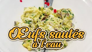 Recette Saine  Œufs Sautés à lEau Sans Huile  Idéal pour le Régime  Recettes Cuisines Chinoises [upl. by Alegna66]