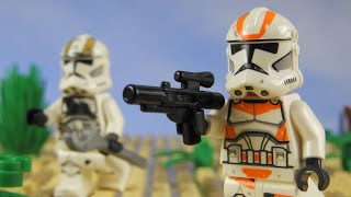 A 212th Clone Trooper Tale  Lego Clone Wars Stop Motion [upl. by Ishmul]