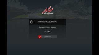 Assetto corsa record Fiorano  54264  F1 2017 [upl. by Ahsinor]