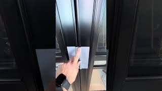 Expert tip to installing a double storm door step 4 [upl. by Airamasor512]