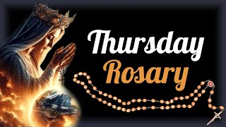 Thursday Rosary  Joyful Mysteries  April 25 2024 [upl. by Nelehyram]