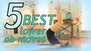 5 Best Exercises to Flatten your Lower Belly [upl. by Deroo75]