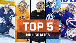 Top 5 NHL Goalies [upl. by Retrak]