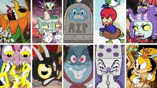 Cuphead  DLC  All Bosses [upl. by Orpha]