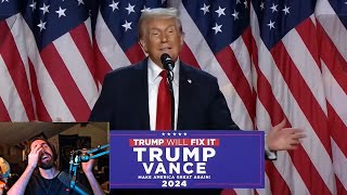 Trumps Victory Speech Was Absolute Cinema [upl. by Kramer]