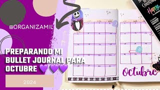 Preparando mi Bullet Journal  Octubre 2024 [upl. by Essirehc779]