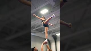 How many spins 🌪️✨shorts cheer cheerleading shortvideo shortsvideo short athlete [upl. by Anilocin]