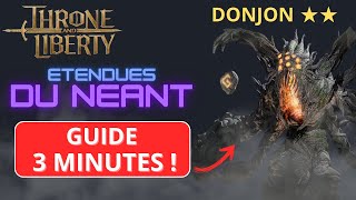 Throne And Liberty  Donjon  Étendues du néant Guide complet en 3 minutes [upl. by Brose]