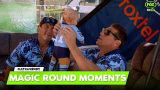 Fletch amp Hindy recap the most hilarious moments from Magic Round 🤣  Fletch amp Hindy  Fox League [upl. by Revert]