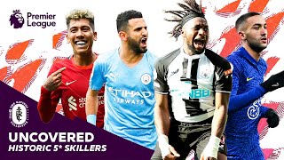 BEST 5 STAR SKILLERS ● Firmino ● Mahrez ● SaintMaximin ● Ziyech ● Premier League [upl. by Bing]