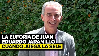 SELECCIÓN COLOMBIA 🇨🇴⚽ La EUFORIA del periodista Juan Eduardo Jaramillo cuando juega la TRICOLOR [upl. by Auqinaj]