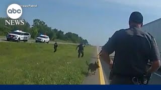 Ohio officers order police dog to attack unarmed man  GMA [upl. by Teirtza]