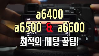 a6000시리즈 소니카메라최적의 세팅을 찾아보자 설정꿀팁 [upl. by Suilmann]