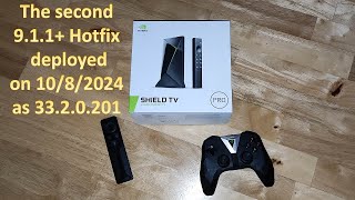 Nvidia Shield Hotfix 2 Software Update October 2024 [upl. by Lane]