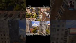 PS5 vs PS5 Pro Spiderman 2 Graphics Fidelity vs Fidelity Pro [upl. by Rockey246]