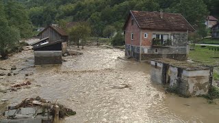 Situacija sa poplavama na pordučju Hercegovačko neretvanskom kantonu [upl. by Alley]