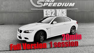 e92m3 Circuit run 1 session full version with Exhaust sound [upl. by Sokram]