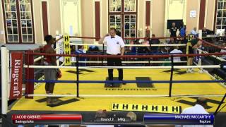 Haringey Box Cup SF  Jacob Gabriel v Michael McCarthy [upl. by Alenairam]