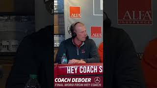 Coach DeBoers Final Word before AlabamaOklahoma game shorts [upl. by Halland]