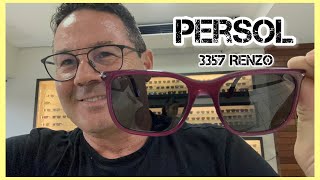 Óculos Persol 3357 Renzo Cor Marsala verbim persol [upl. by Elleiand]