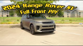 2024 Range Rover SV  Full Front PPF Install Tips amp Tricks [upl. by Hurlbut]