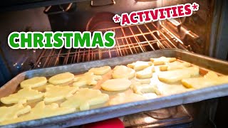 Christmas Activities Cookies Gingerbread Crafts Clay Ornaments  more [upl. by Anallij244]