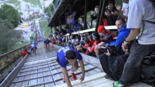 Red Bull 400 The hardest 400m Run in Europe [upl. by Aldarcie860]