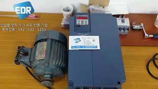 FUJI FRENICMEGA INVERTER FRN15G1S4J  후지 인버터 수리 완료 테스트 영상 [upl. by O'Rourke]